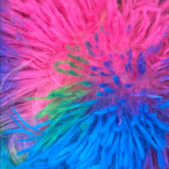 Lion Unicorn Gold Horn Rainbow Mane Stuffed Animal - Picture 4 of 4